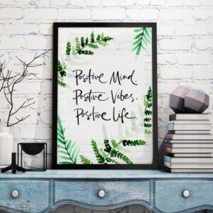 Positive Mind Wall Art