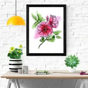 Pink Rose Wall Art