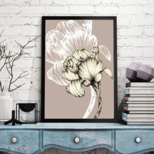 Sketch Floral Wall Art